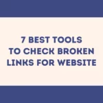 tools to check broken links